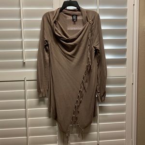 Bobeau - Fringe Long Sweater